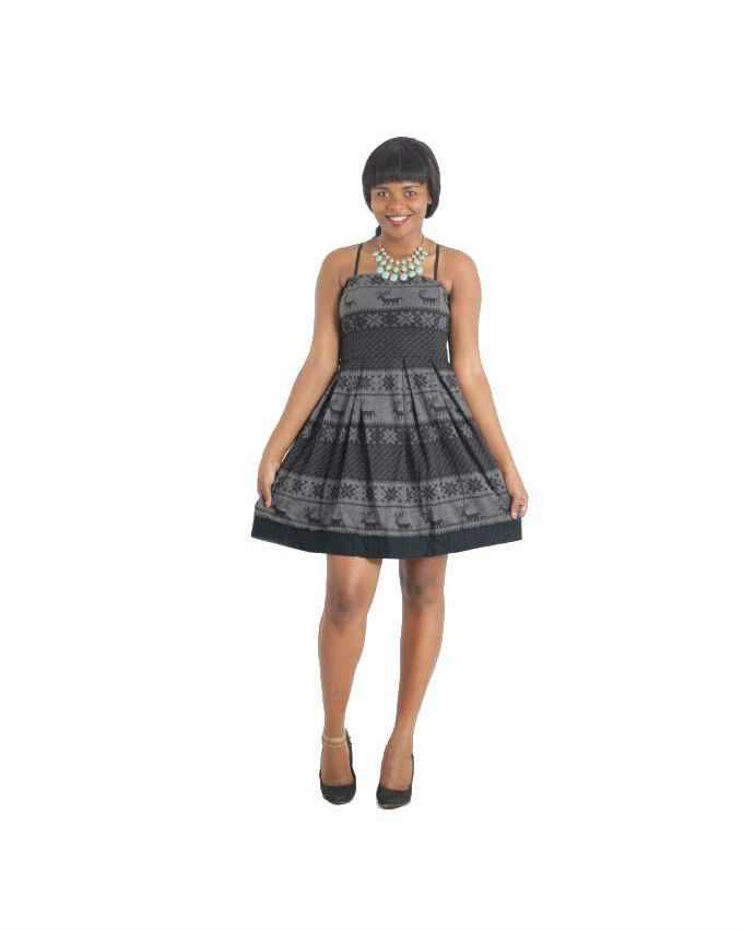 Black-grey-skater-bustier-dress-2