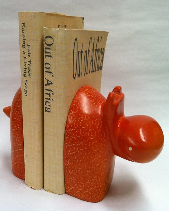 hippo-bookend