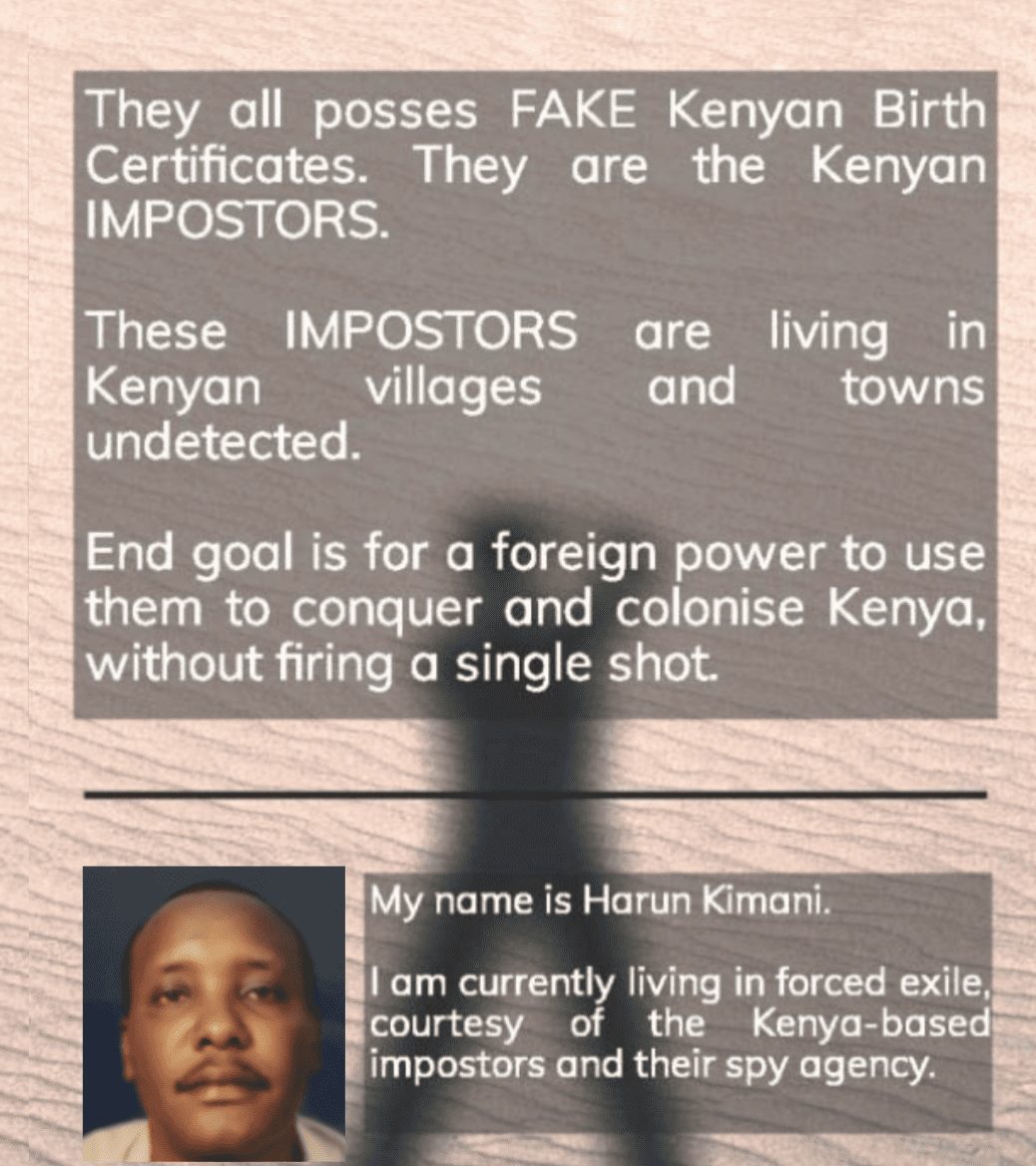 THE KENYAN IMPOSTORS