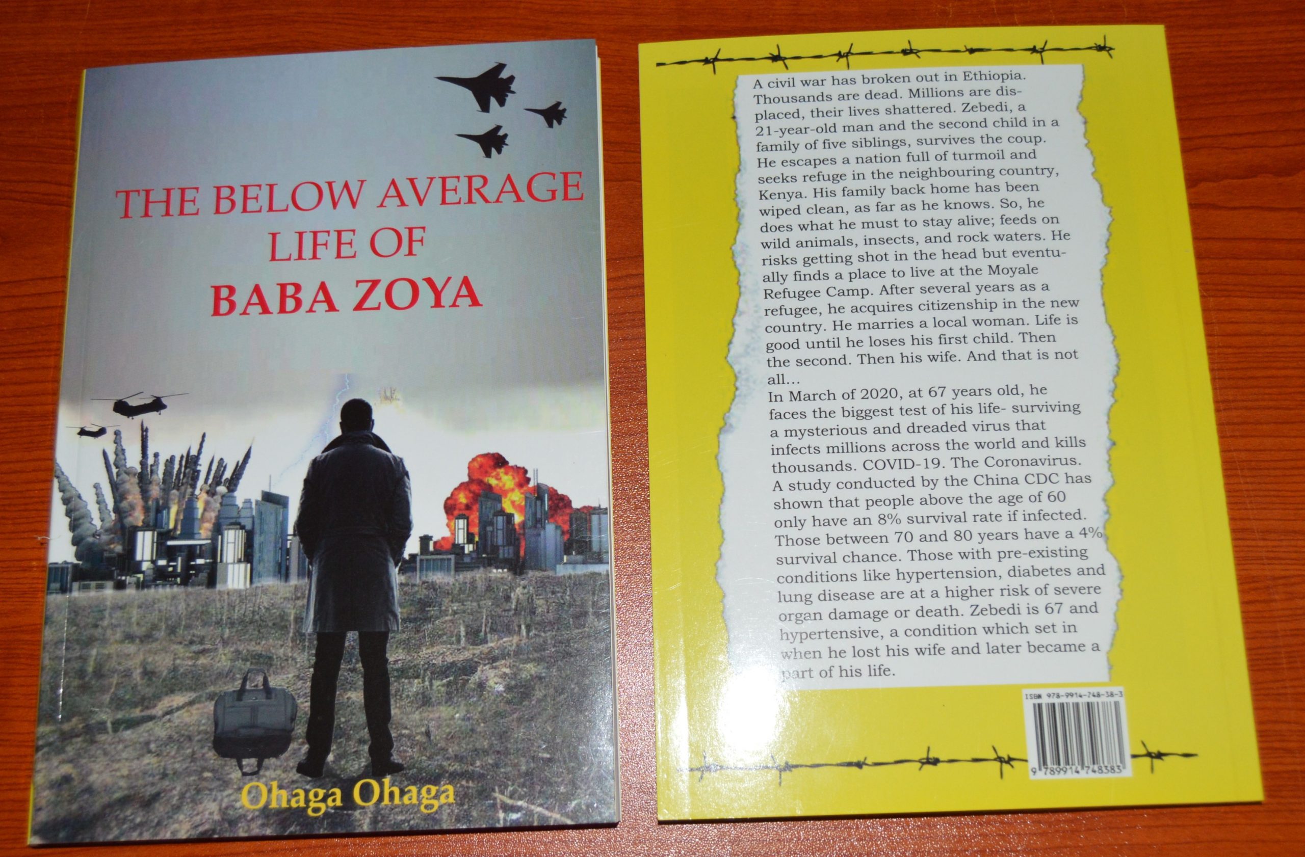 The Below Average Life of Baba Zoya- back and front