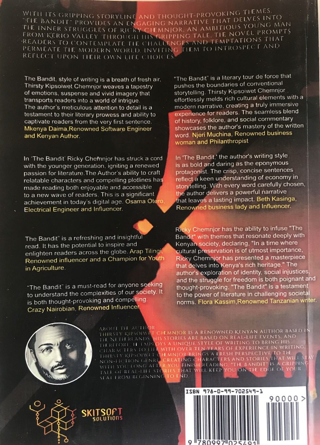 The Bandit Back Cover