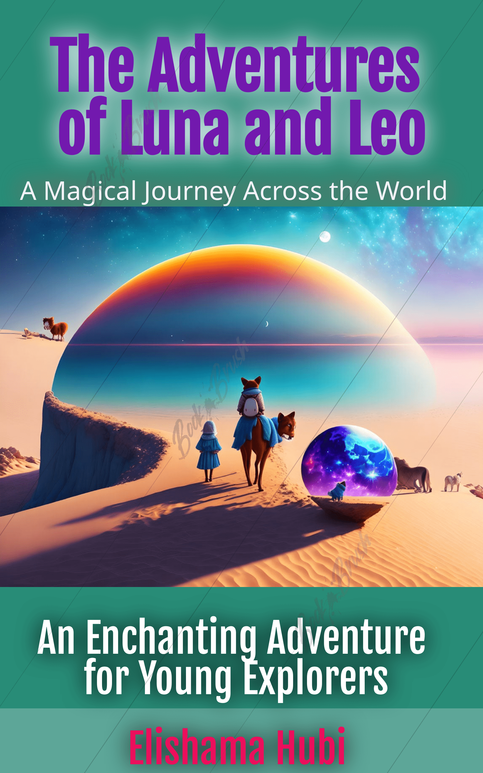 BookBrushImage-2023-7-28-18-4527 Step into a world of enchantment and discovery with "The Adventures of Luna and Leo: A Magical Journey Across the World," an imaginative tale that will captivate readers of all ages. Elishama Hubi weaves a spellbinding narrative filled with wonder, courage, and the limitless power of friendship. Join Luna and Leo, two intrepid young explorers, as they embark on an extraordinary quest that takes them to the far corners of the Earth and beyond. When they stumble upon a mysterious old book in their grandmother's attic, they unwittingly unleash a whirlwind of magic that propels them into a realm where anything is possible.
