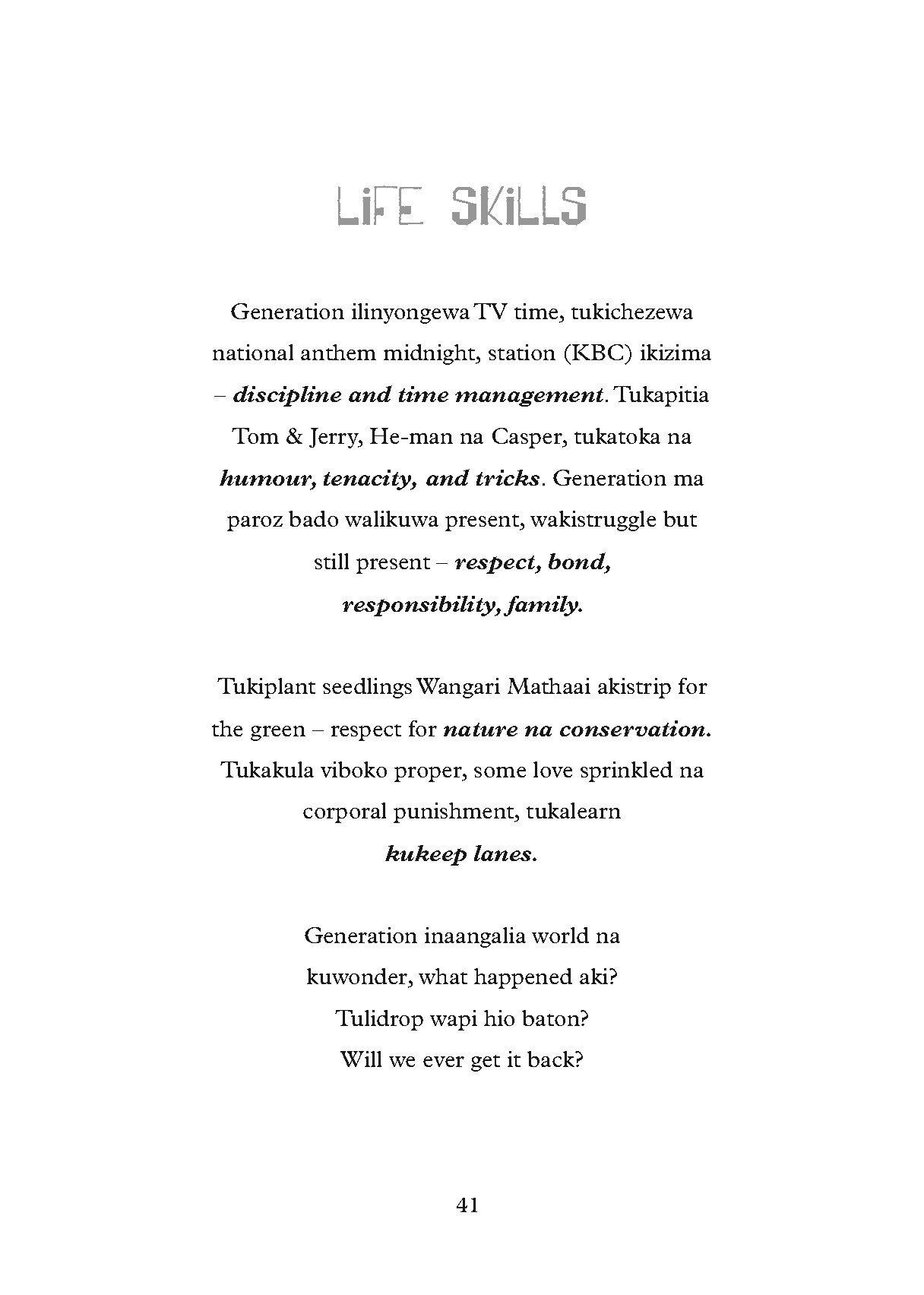Life Skills