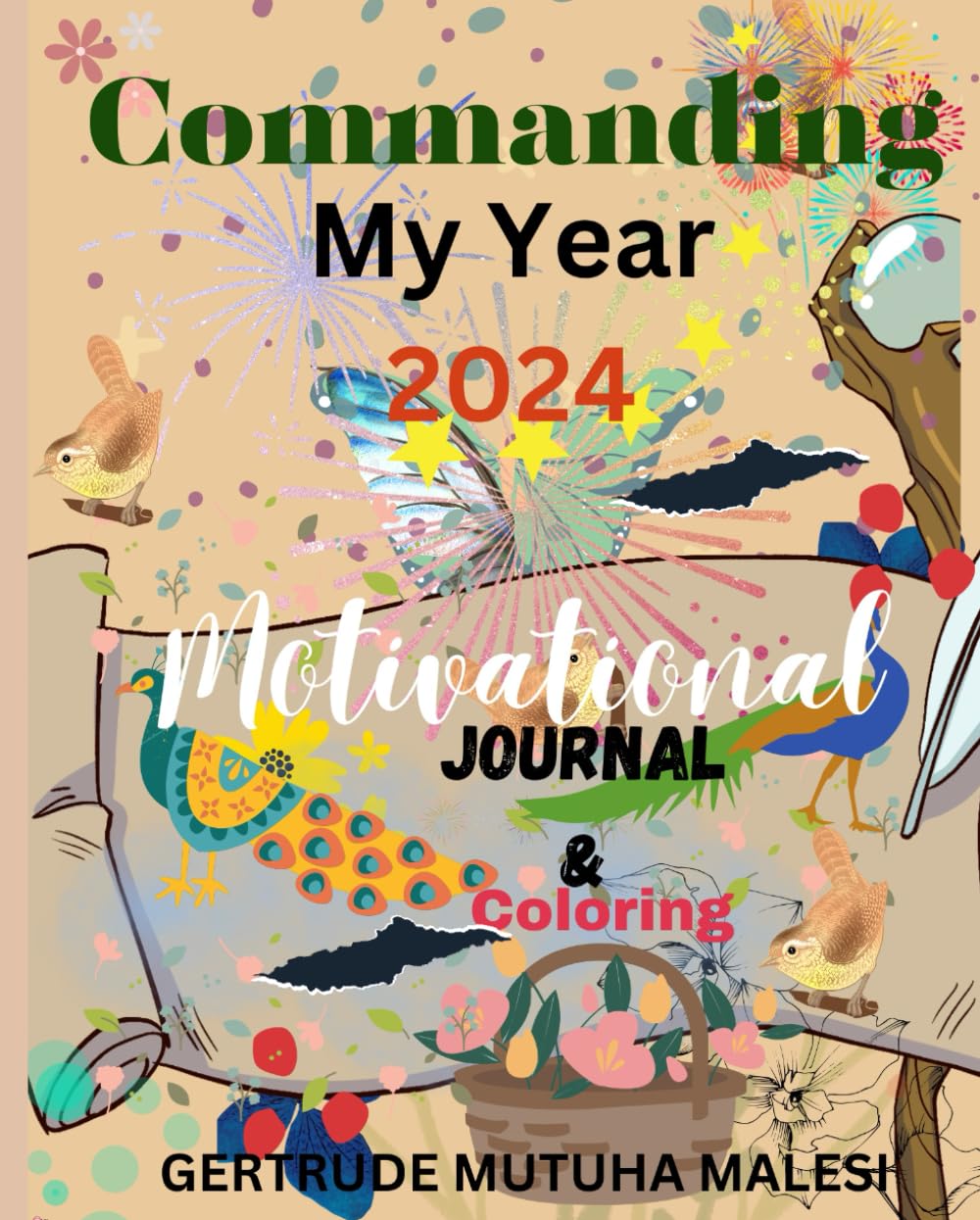 Motivational Line Journal and Coloring Book.