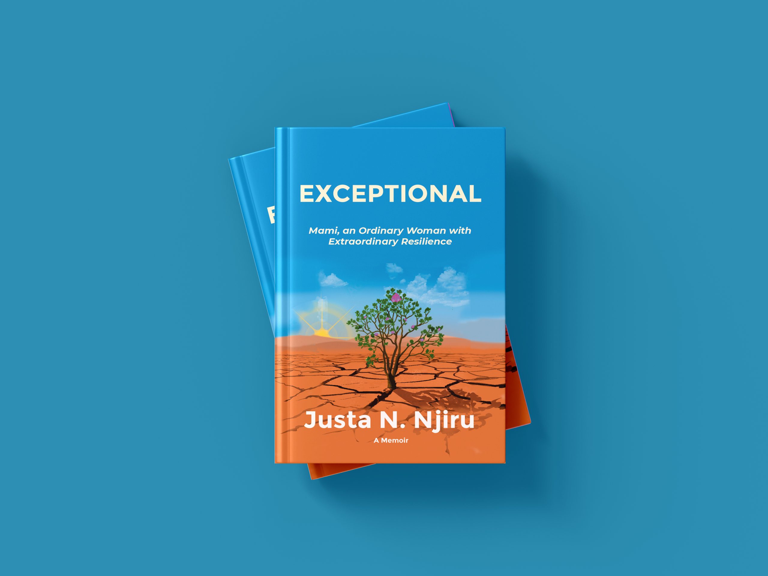 Realistic Hard Book Cover Mockup