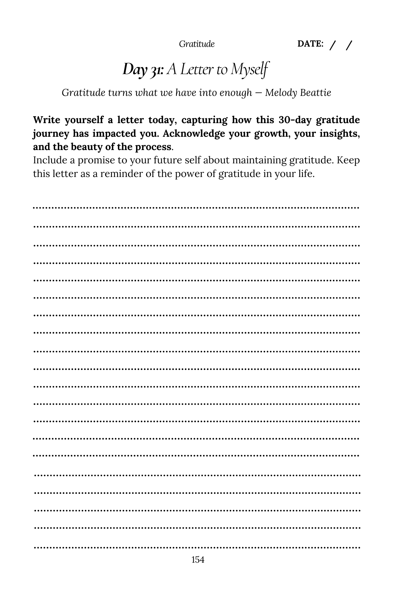 Letter to myself
