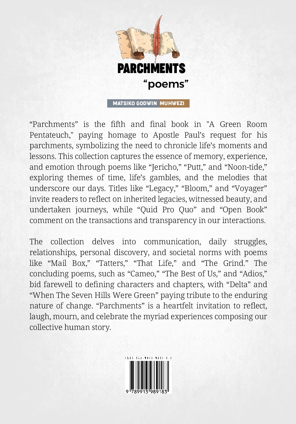 Parchments Cover - Back