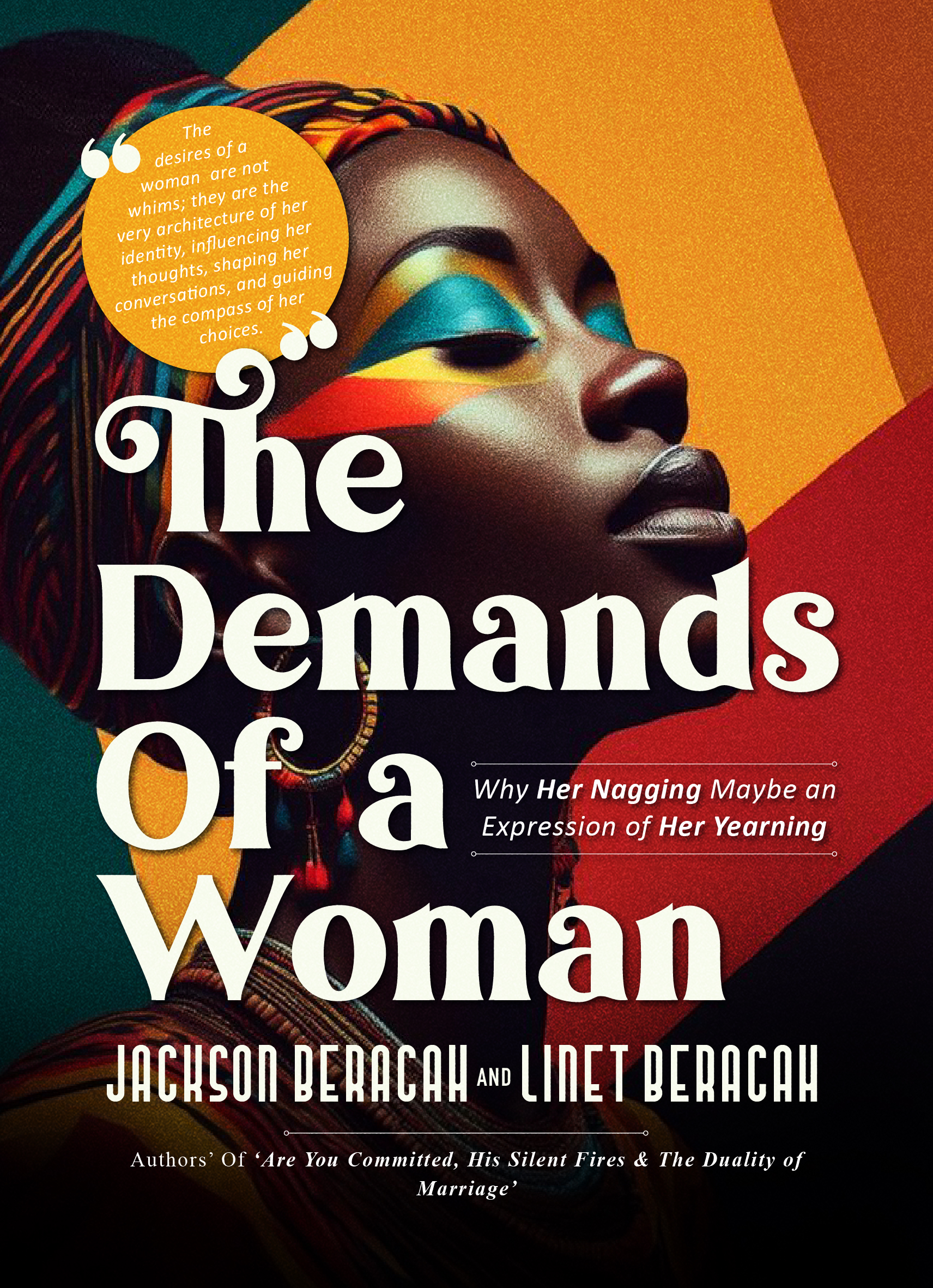 This book is a journey into THE DEMANDS OF A WOMAN—an unveiling of the four sacred desires that every woman holds at her core. It is an invitation to men who seek not only to love, but to truly understand; not only to dwell with a woman, but to dwell within her heart. Enjoy!