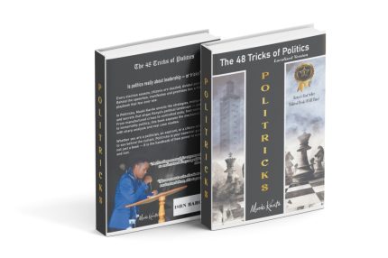 Politricks Book Mockup Front And Back View