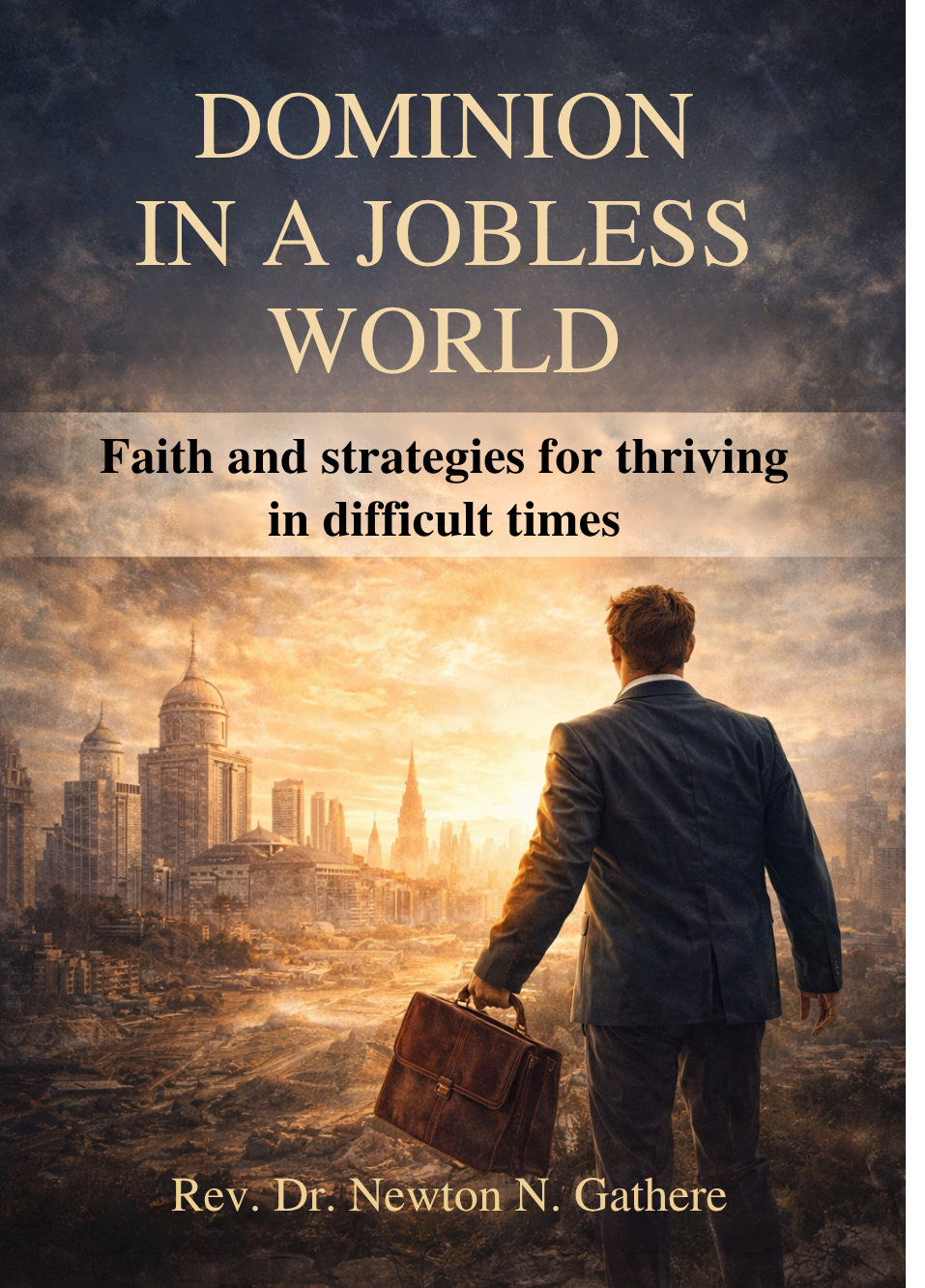 Dominion In A Jobless World. Front Cover.