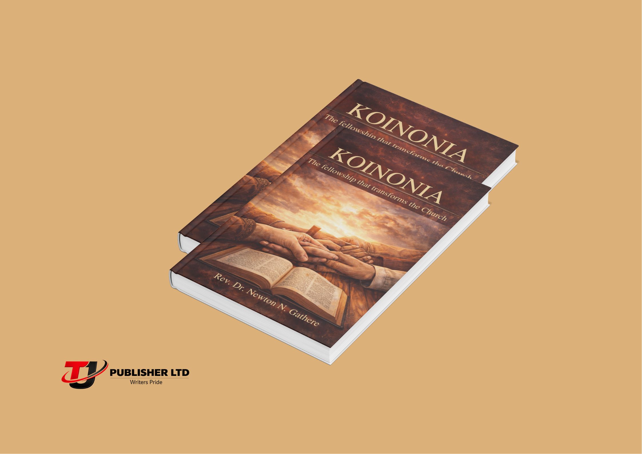 KOINONIA BOOK. Book mockup.