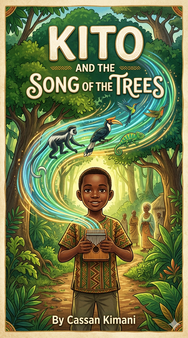 When 9-year-old Kito notices the Kenyan rainforest growing sick, he doesn't look away. Under the guidance of his grandmother, Mama Amani—a traditional healer and forest ecologist—he learns the ancient songs that connect humans to the living earth. Then he does something extraordinary: he uses music, science, and courage to rally his entire village toward sustainable action.