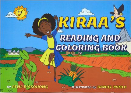 Kiraa’s Reading and Coloring Book front cover