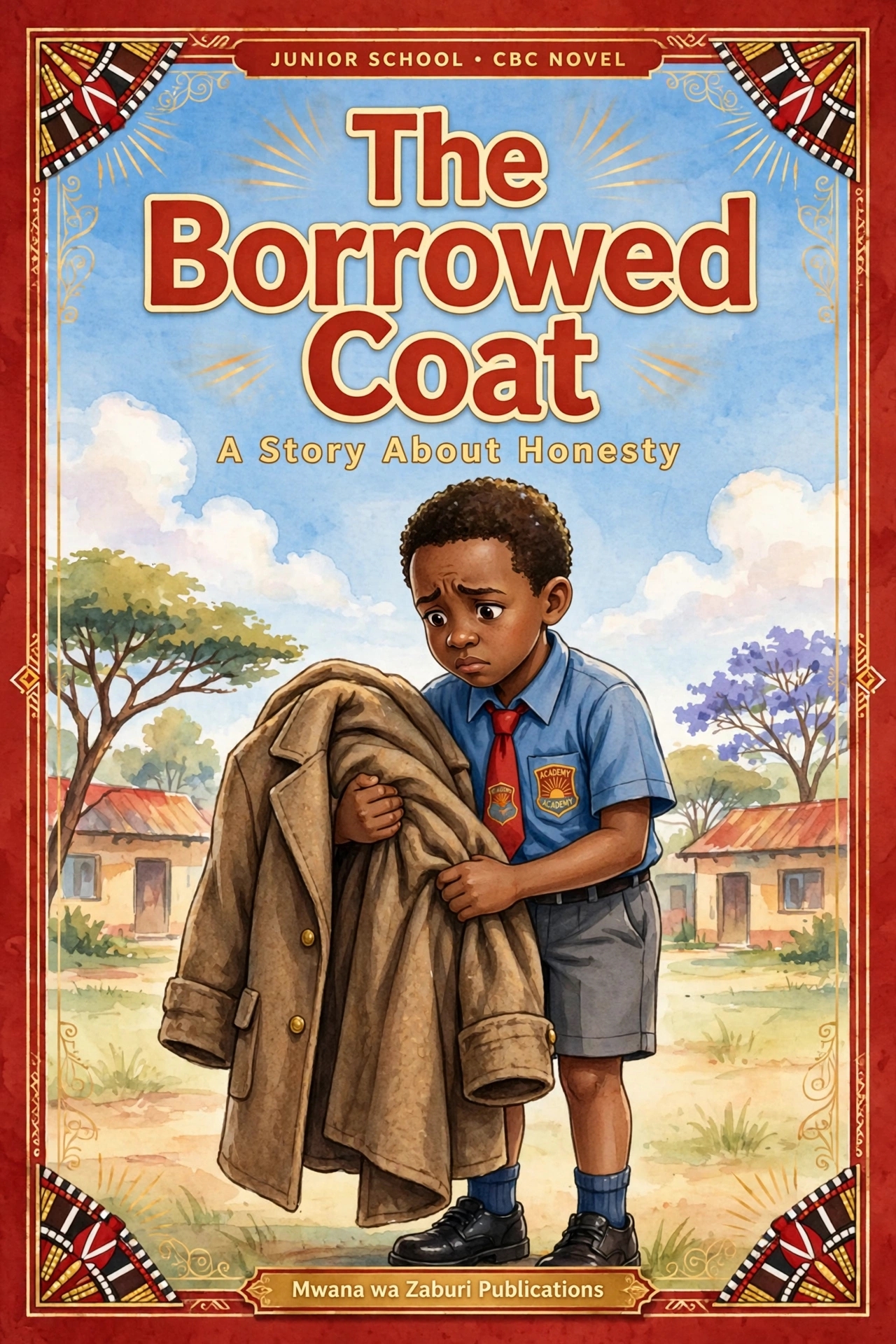 The Borrowed Coat - A CBC Junior School novel about honesty and integrity by Mwana wa Zaburi Publications