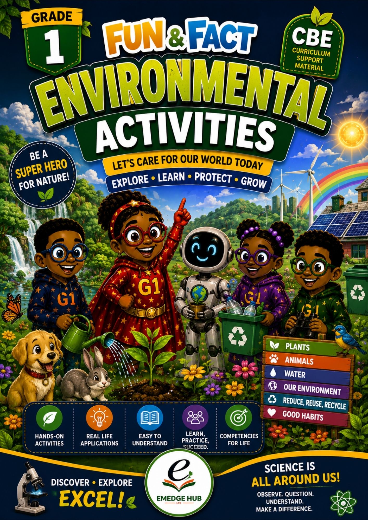 Grade  1Environmental Activities , a Super Girl Series y Emedge , Making Learning Fun