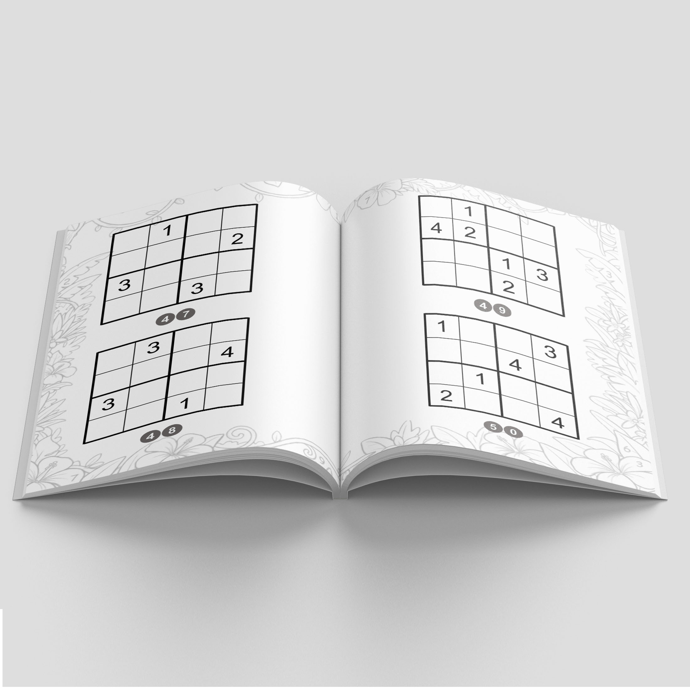 Preview of Inset for Suoku Puzzles 4 x 4 grid puzzles